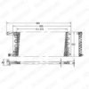DELPHI TSP0225164 Condenser, air conditioning